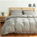 Set Sprei Tempat Tidur Rumah Microfiber Brushed Solid